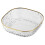 (DarkBrown) Fruit Plate Translucent Diamond-texture Light Luxury Large Capacity Fruit Plate Versatile Elegant 5