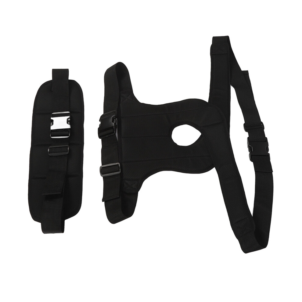 Black Wheelchair Thigh Restraint Belt Fixation Safety Waist Restraint Wheelchair Seatbelt