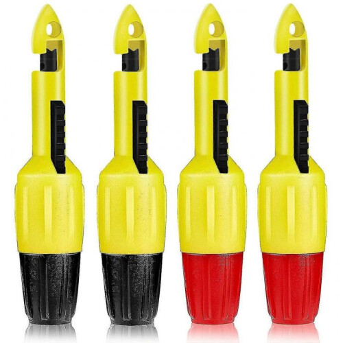 4 Pieces Wire Piercing Probe Insulation Clip Set Wire  for Multimeter Voltagetesting(2mm, 4mm)