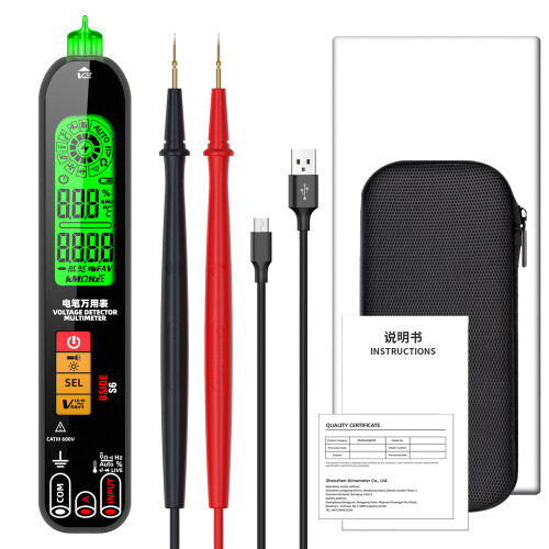 BSIDE S6 Digital Multimeter Professional Voltage Resistance Frequency Capacitance Measurement Tester Digital Backlight Display Multitester 2