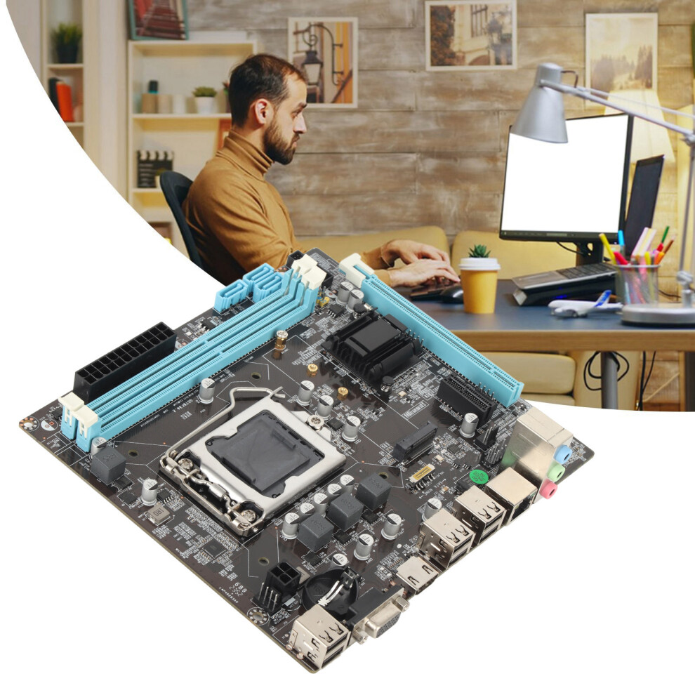 H61 Mining Mainboard Lga 1155 Support Nvme M.2 Wifi Vga Hd Multimedia Interface 6 Usb2.0 3 Sata2.0 Itx Motherboard 8751314789397