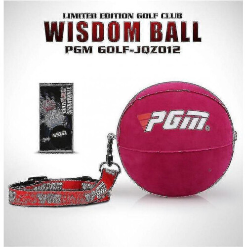 (Red) Inflatable Golf Smart Ball Trainer Portable Swing Arm Corrector 1
