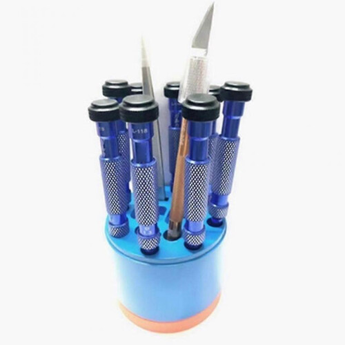 Multifunctional Rotating Tool Storage Box with Magnetic Screwdrivers Diy Tool 2