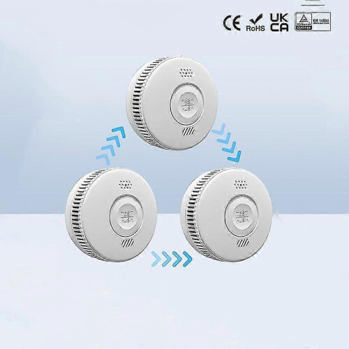 "1 Piece Alarm S100a-aa-r4, Gas Detector 433, Internet Link Remote Control, White," 2