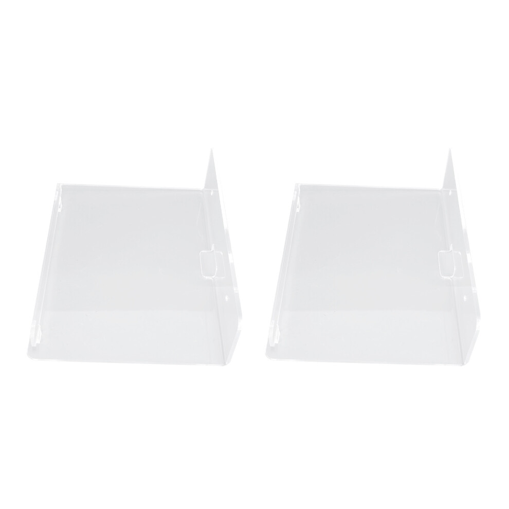 2Pcs Floating Shelf Acrylic Wall Shelf Easy Installation Wall Mount For Speaker Monitor Living Room Wall Decor 9391314799980