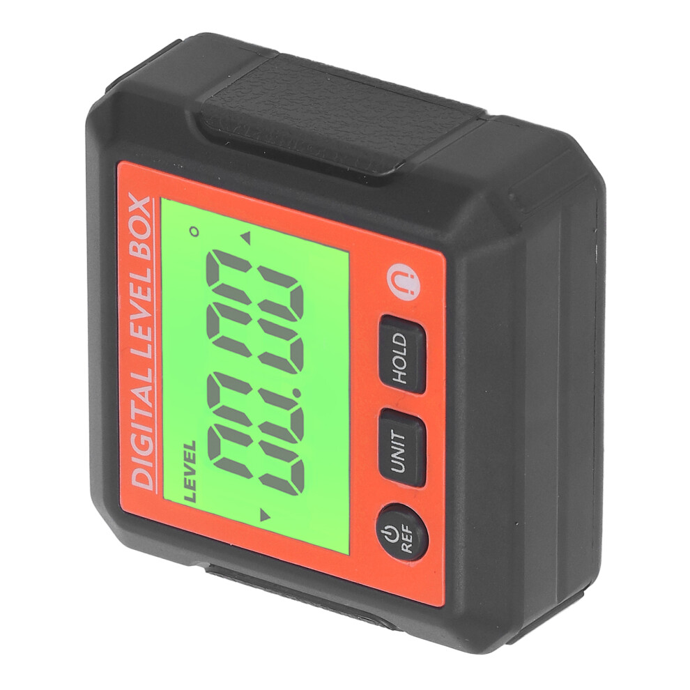 Digital Level Box High Accuracy Magnetic Portable Protractor Inclinometer Angle Gauge For Woodworking Construction Site Orange 8711314802601