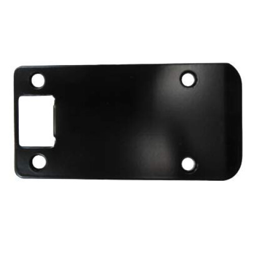 Don-Jo EL104-622 RC Sort Extended Lip Strike Plate 4 1/2"""" samlet l?ngde