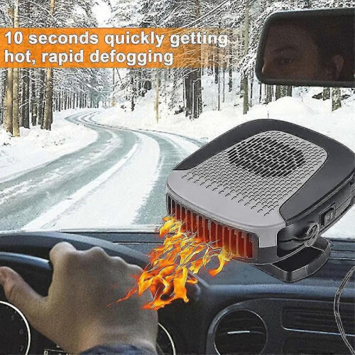 Car Heater 12v with Heating And Cooling 2 In 1 Modes,black 2
