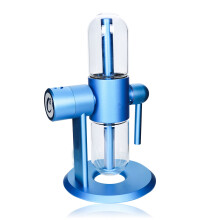 Glass Hookah Double Gravity 360 Degree Rotational Activation Filtration Modern Style Hookah Complete Set for Home Travel