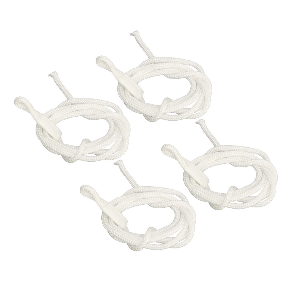 4Pcs Dock Line 1.5M Long High Strength Polyester Wear Resistance Boat Bumper Ropes For Marine White 9441314805829