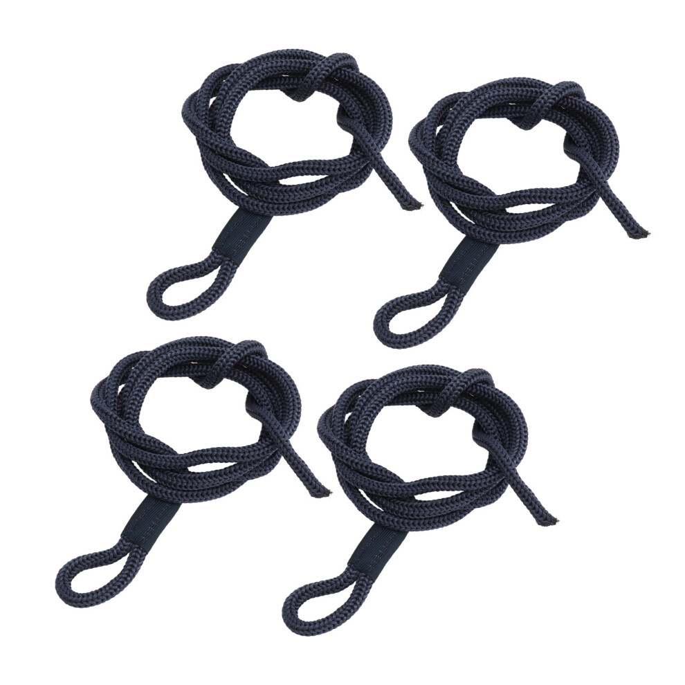 4Pcs Dock Line 1.5M Long High Strength Polyester Wear Resistance Boat Bumper Ropes For Marine Blue 5021314805834