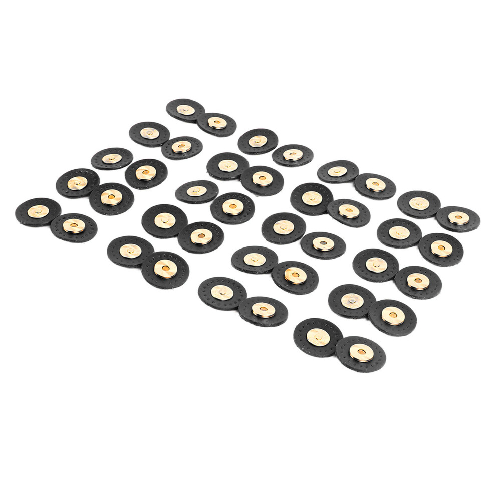 20 Sets Leather Magnetic Snap Multipurpose Magnetic Bag Fastener Clasp For Sewing Diy Craft Purses Bags Clothes Black 8771314807082
