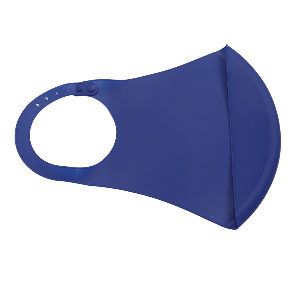 Adult Bib Oil Proof Crumb Catcher Washable Silicone Clothing Protector Eating Bib for Elderly