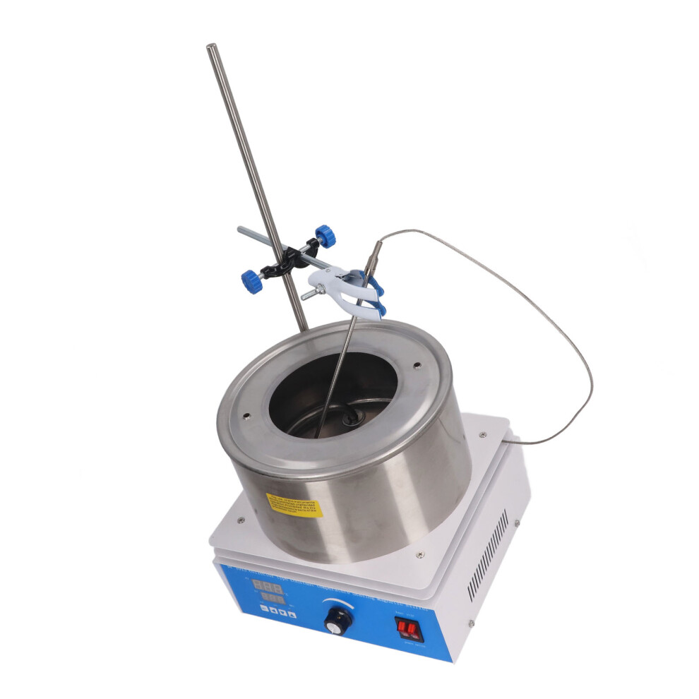 Thermostatic Water Bath 3L LCD Display Precise Temperature Control Laboratory Water Bath with Magnetic Stirrer US Plug 110V-image-OPC-PHQY9N6-NEW