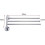 2024 Stainless Steel Bath Rack Wall Mounted Towel Rack 2