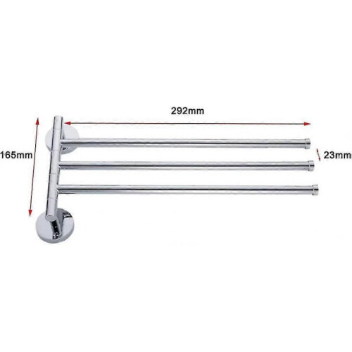 2024 Stainless Steel Bath Rack Wall Mounted Towel Rack 1