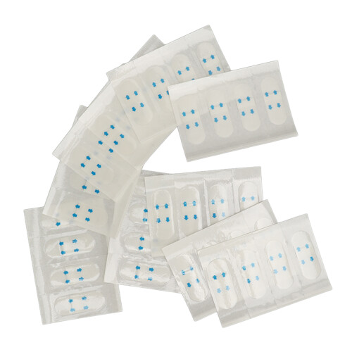 V Face Sticker 160Pcs PU Clear Size Std 4 Boxes 1
