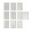 V Face Sticker 160Pcs PU Clear Size Std 4 Boxes 13