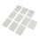V Face Sticker 160Pcs PU Clear Size Std 4 Boxes 11
