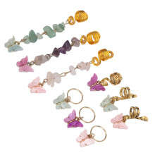 Anhänger Geflecht Haar Schmuck Legierung ABS Spiral Dreadlock Accessoire für Partys