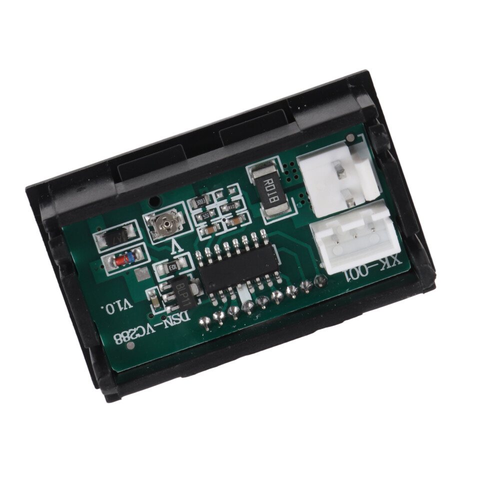 Digital Current Voltmeter Led Red And Blue Dual Display Digital Voltmeter Ammeter Dc0 To 100V 10A 4251314817303