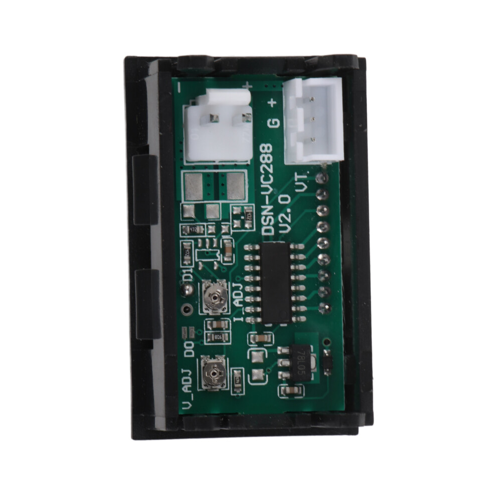 Digital Current Voltmeter Led Red And Blue Dual Display Digital Voltmeter Ammeter Dc0 To 100V 50A 9411314817245