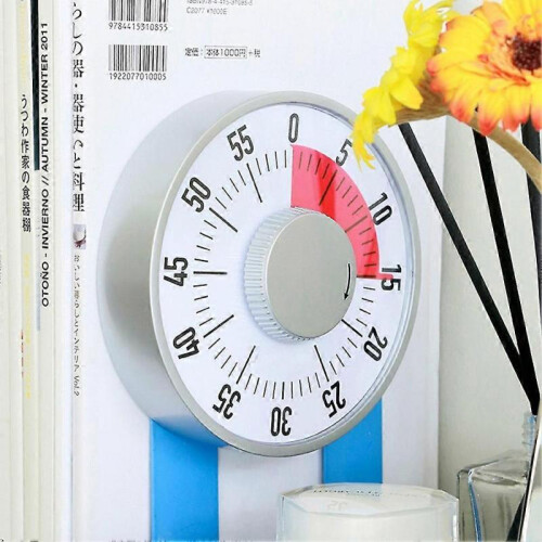 BoSaiD Kitchen Round Magnetic Manual Mechanical Baking Cooking Timer Countdown Tool 2