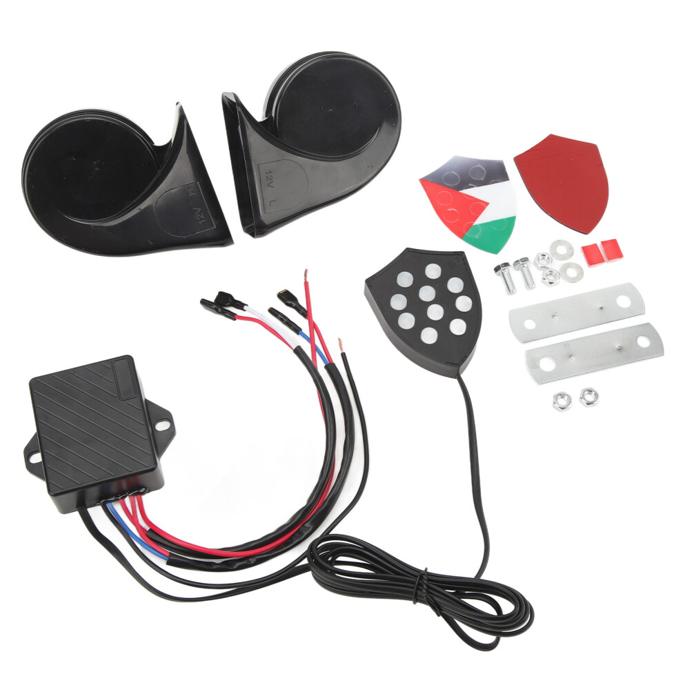 Electronic Horn System 12V 150Db Alarm Sound Remote Control Universal Fit For Car Sedan Truck Suv 9431314828768