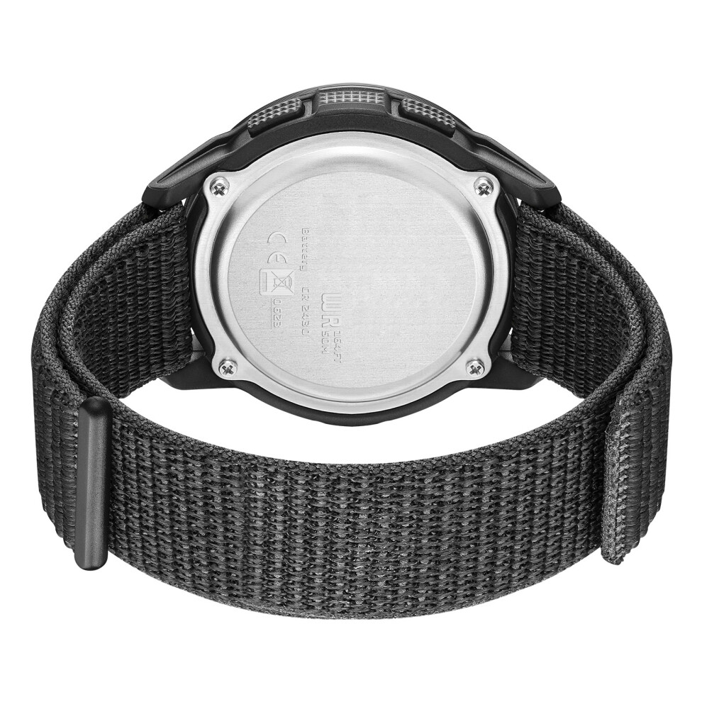 Outdoor Sports Watch Carbon Fiber Case Water Resistant Multifunctional Wristwatch With Compass Function For Swimming Hiking 7691314832079