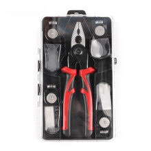 5 in 1 Pliers Set Quick Exchange Jaws Tool Steel Handheld Pliers for Wire Stripping Crimping Cutting