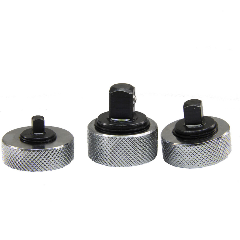 3Pcs Finger Ratchet Set Reversible Thumbwheel Mini Palm Wrench 1/4 3/8 1/2In Drive Compact Dia 38Mm 6941314832991