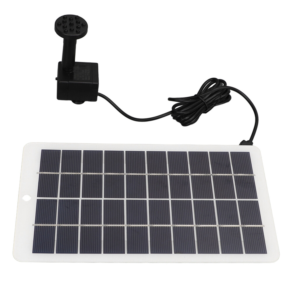 Solar Fountain Pump Professional Highly Efficient Solar Powered Water Pump For Outdoor Garden Patio 4W 5V 4631314834898