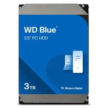 Western Digital 3TB WD Blue PC Hard Drive HDD - 5400 RPM, SATA 6 Gb/s, 64 MB Cache, 3.5" - WD30EZRZ
