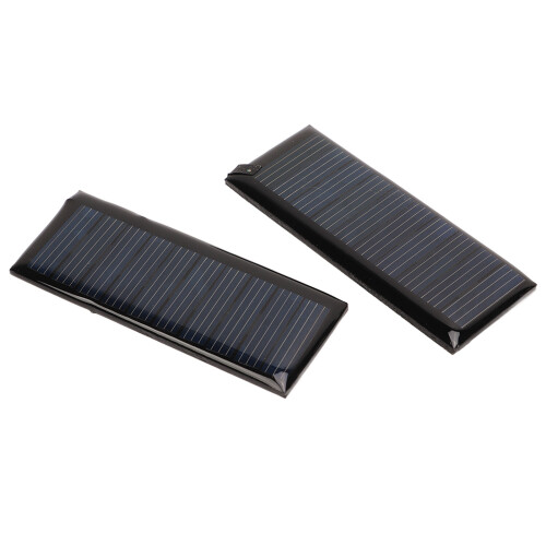 2PCS 45MA 5V Mini Solar Panels 3.7V High Conversion Rate Energy Saving Efficient Polycrystalline Solar Cells