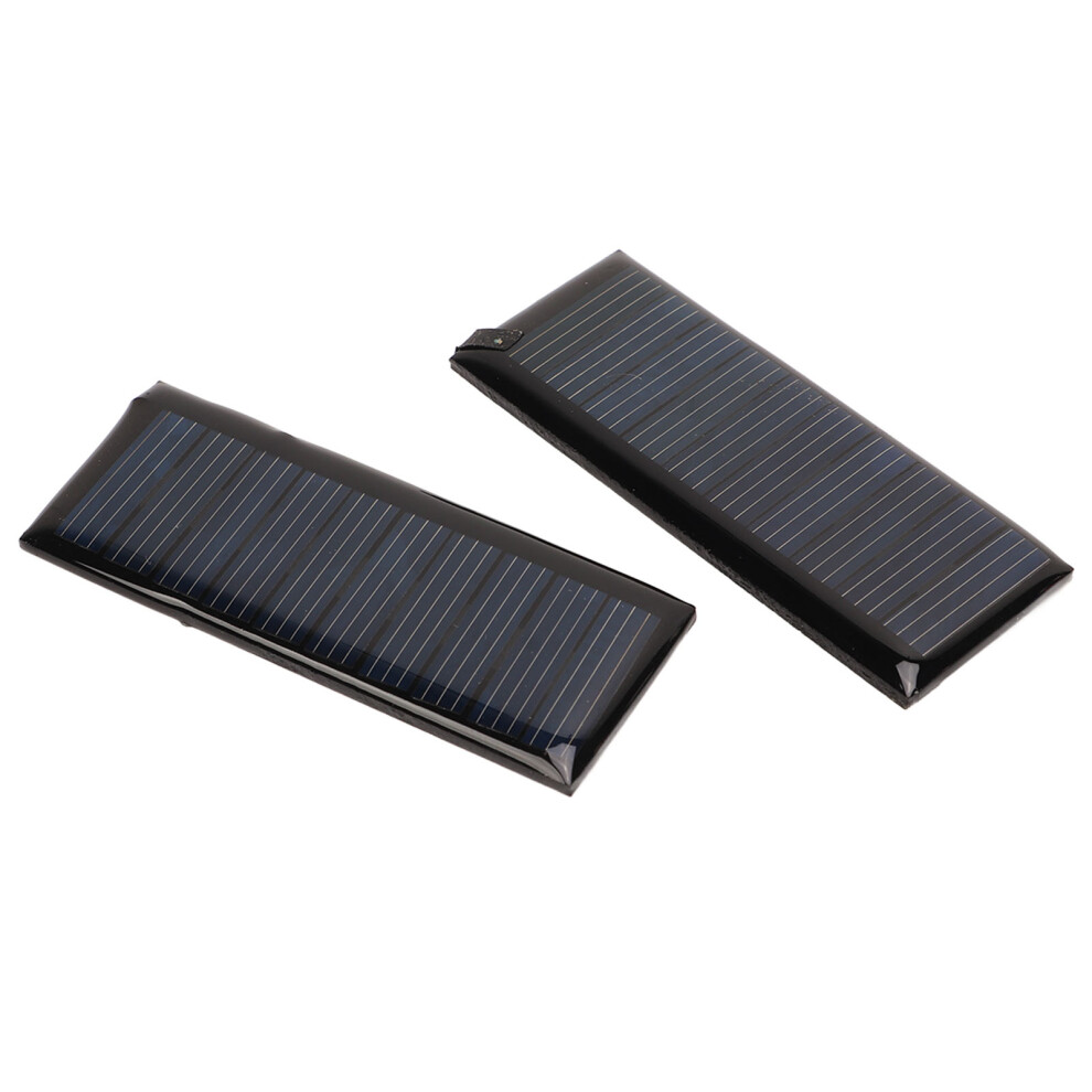 2Pcs 45Ma 5V Mini Solar Panels 3.7V High Conversion Rate Energy Saving Efficient Polycrystalline Solar Cells 4671314846552