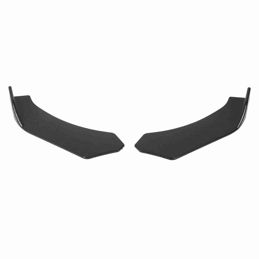 2Pcs Front Bumper Lip Universal Carbon Fiber Pattern 57Cm Lip Splitter Protector For Vehicles 7641314847078