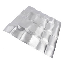 Attic Fan Seal Cover PE and Aluminum Efficient Insulation Film Dustproof Attic Vent Insulation Cover for Home 129x95cm/50.79x37.4in