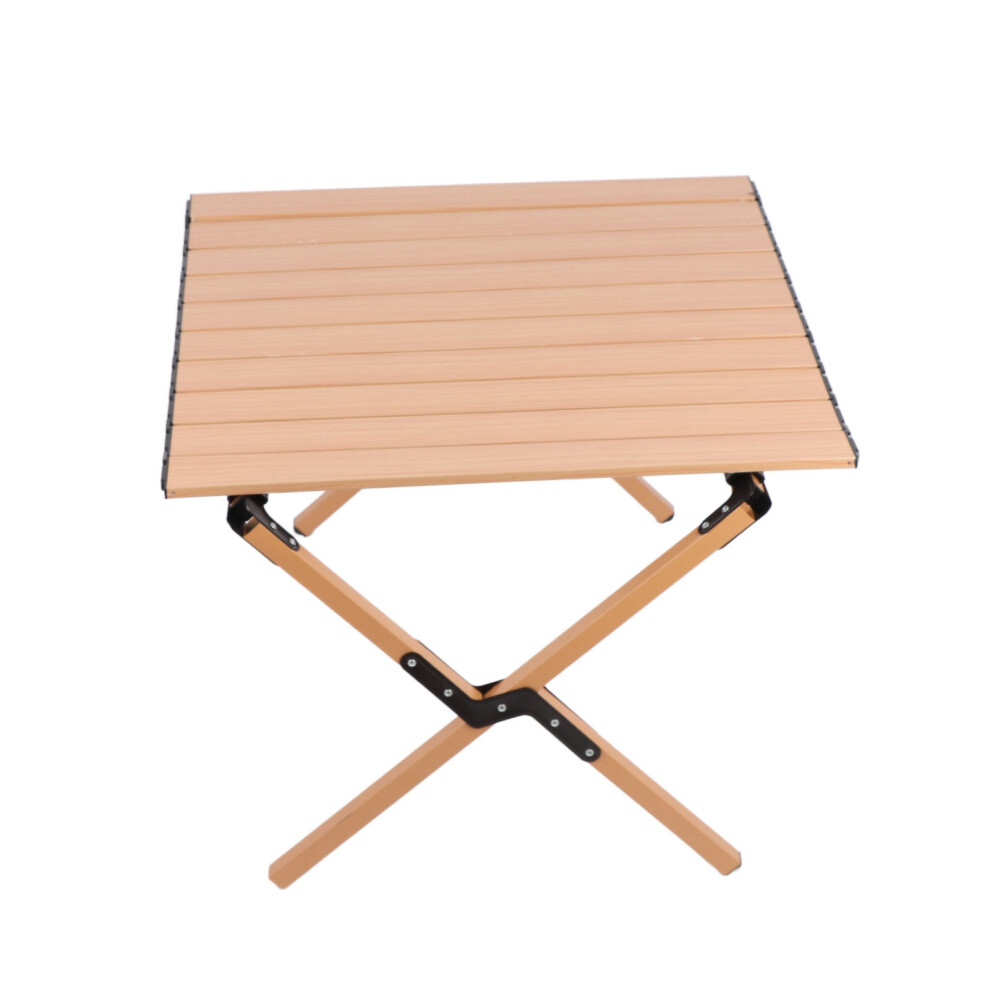 Folding Camping Table Multifunctional Stable Lightweight Roll Up Table Portable Picnic Table with Storage Bag for Outdoor