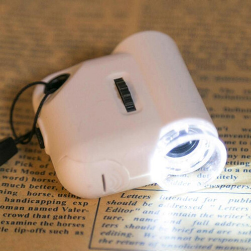 Portable Magnifying Glass 55x Handheld Reading Magnifying Glass with Led Lights 1