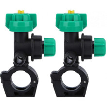 Agricultural Spray Nozzle, 2 Pieces Of External Thread Connection Pp Farmers Sprayer Fan-shaped Spray Nozzles for Garden Watering, Pet Showering