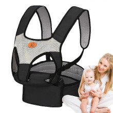 (blue) Baby Carrier Belt Mom Dad Angaroo Carrier Waist Stool Carrier Sling Hold Waist Belt Infant Hip Seat Protective Belt For Newborn
