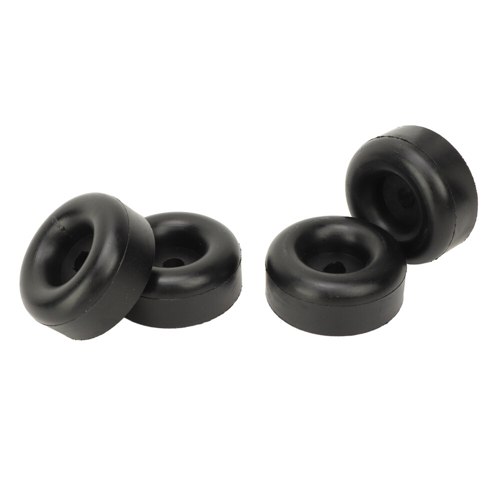 4Pcs 2.5Inch Trailer Ramp Door Rubber Bumper Round With Hole Rubber Cushion For Cargo Trailer Rv Ships 9351314852030