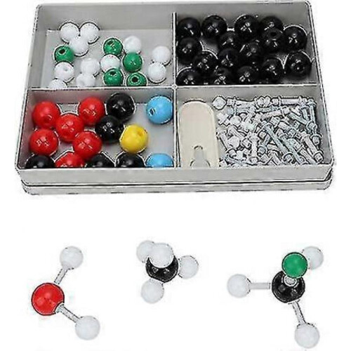 125pcs Molecular Model Kit Molecular Organic Structure Chemistry Model Kit Atom Link Model Set for Student Teacher