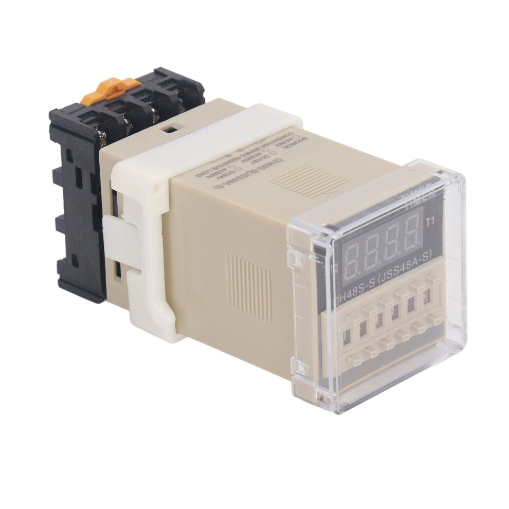 Time Relay 0.1S To 99H Adjustable Digital Cycle Delay Timer Switch For Street Light Electrical Cabinet Ac380v 8391314853324