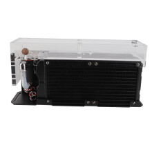 Water Cooling Pump 12V 5A 25W 1100ML Water Tank 4000RPM Fan G1/4 Thread Water Cooling Tank for Industry