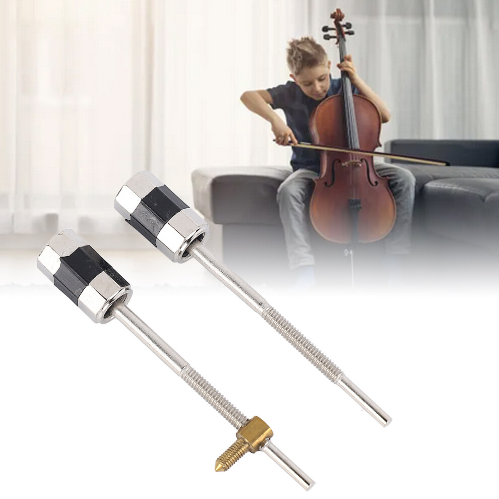 Cello Bow Screw Metal Bow String Adjustment Screw Instrument Accessory for Replacement