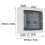 HA 8WAY Solar Disconnect Switch 32A 215x95x210mm 5