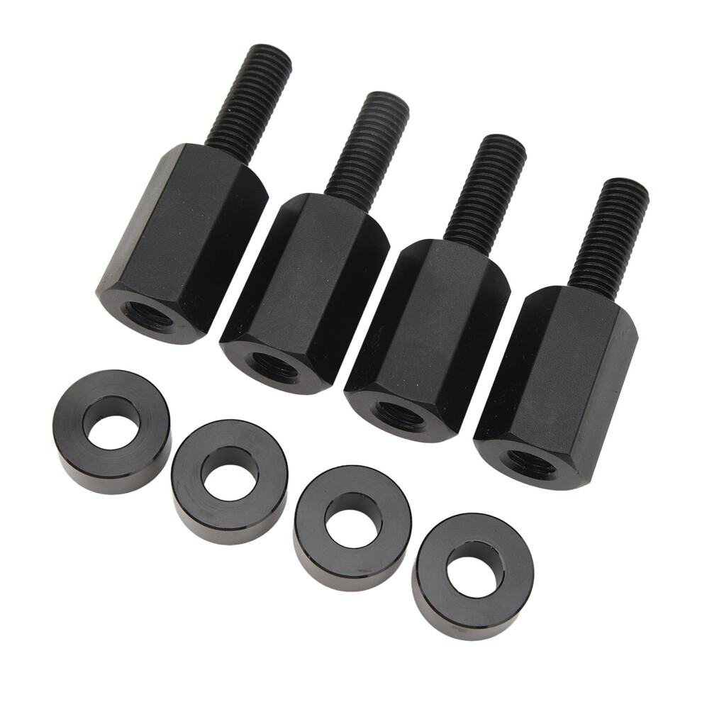 4Pcs 1.5 Inch Seat Riser Easy To Install 1.5 To 2.0 Inches Seat Lift Mounts For Maverick X3 All Years Black 4921314864033