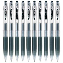 Pilot Juice 038 Retractable Gel Pen (LJU-10UF), Ultra Fine Point, 0.38mm, Black Ink, Set of 10