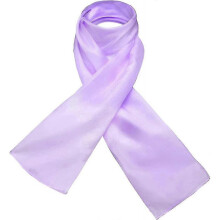 (Lilac) Plain Pure Natural Silk Light Weight Fine Soft Skin Olaof Scarf